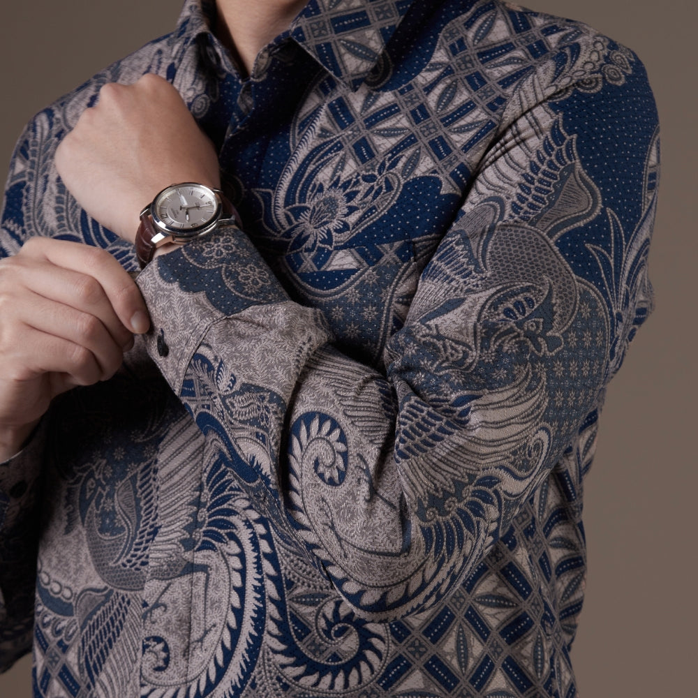 Firaya - Mandalas Kemeja Batik Pria Premium Lengan Panjang