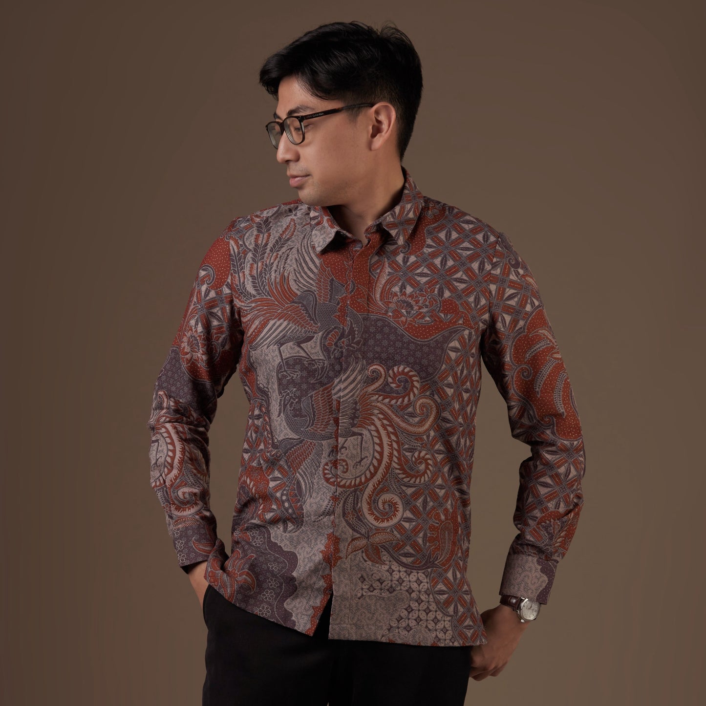Firiyal - Mandalas Kemeja Batik Pria Premium Lengan Panjang