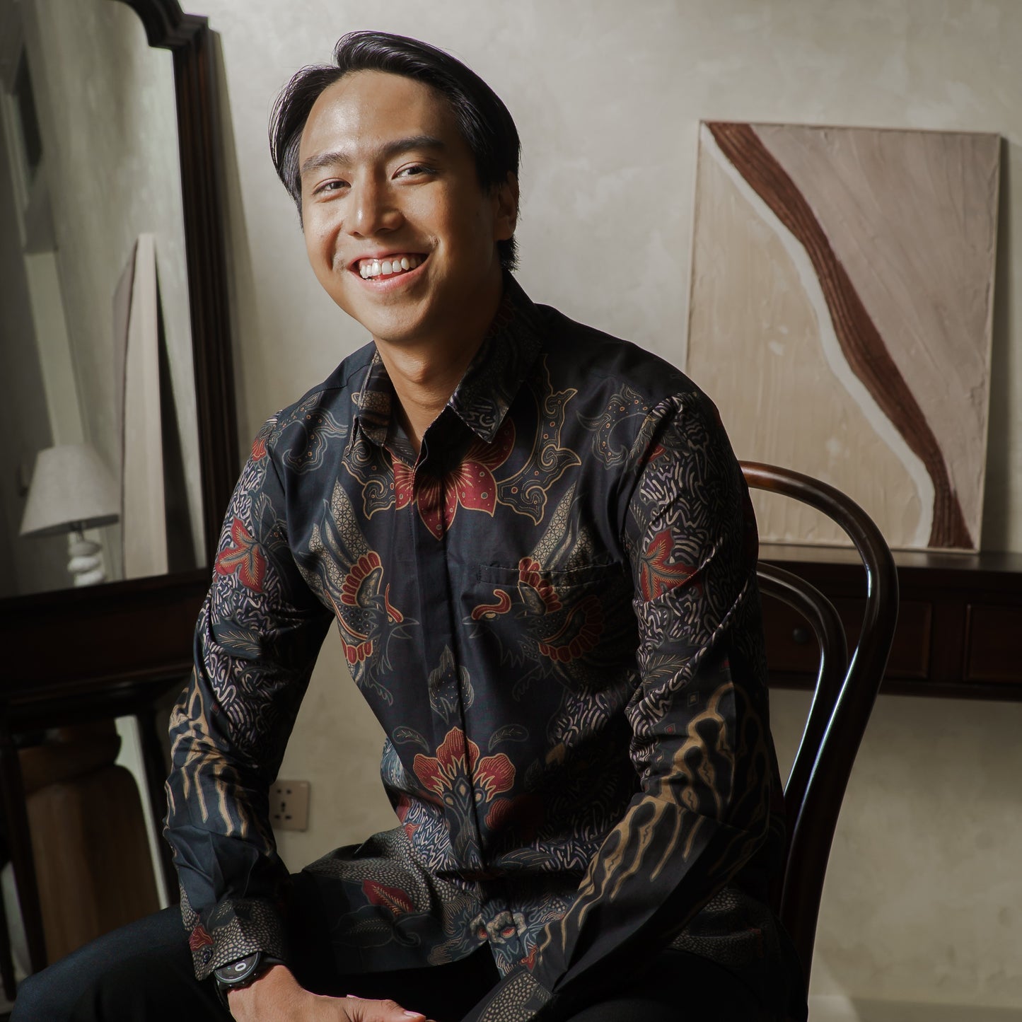 Garuda - Mandalas Kemeja Batik Pria Premium Lengan Panjang