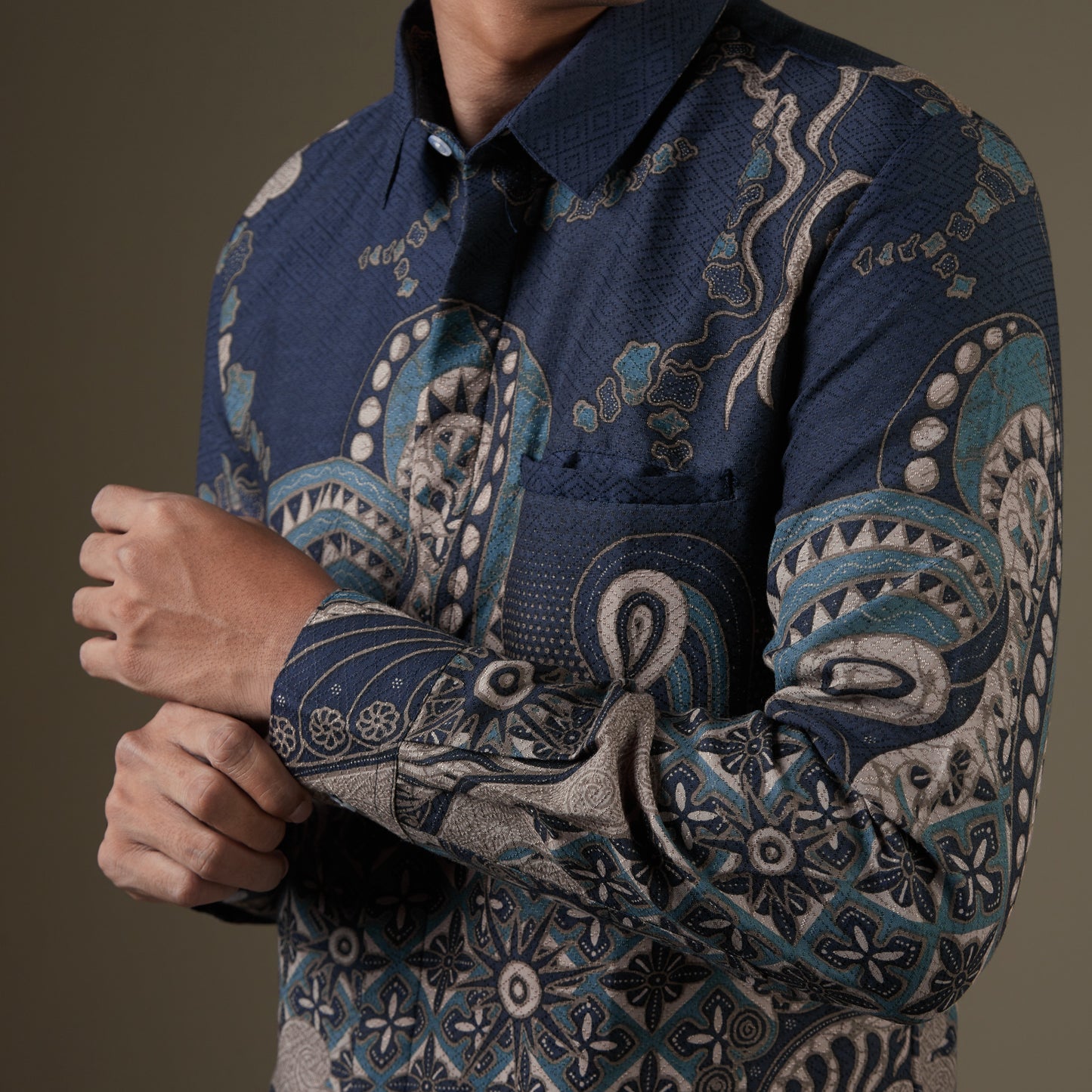 Karimo - Mandalas Kemeja Batik Pria Premium Lengan Panjang