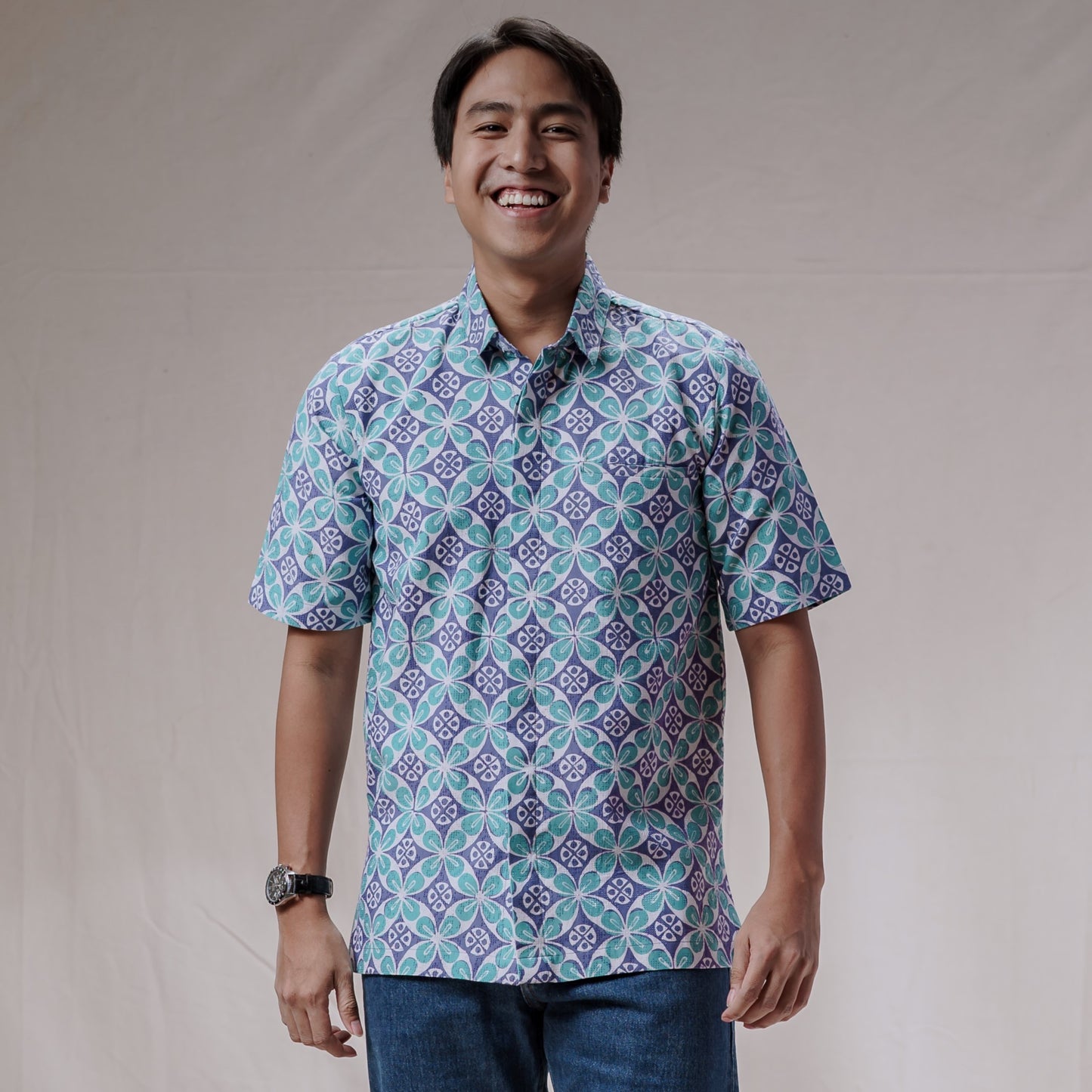 Kawunga - Mandalas Kemeja Batik Pria Premium Lengan Pendek