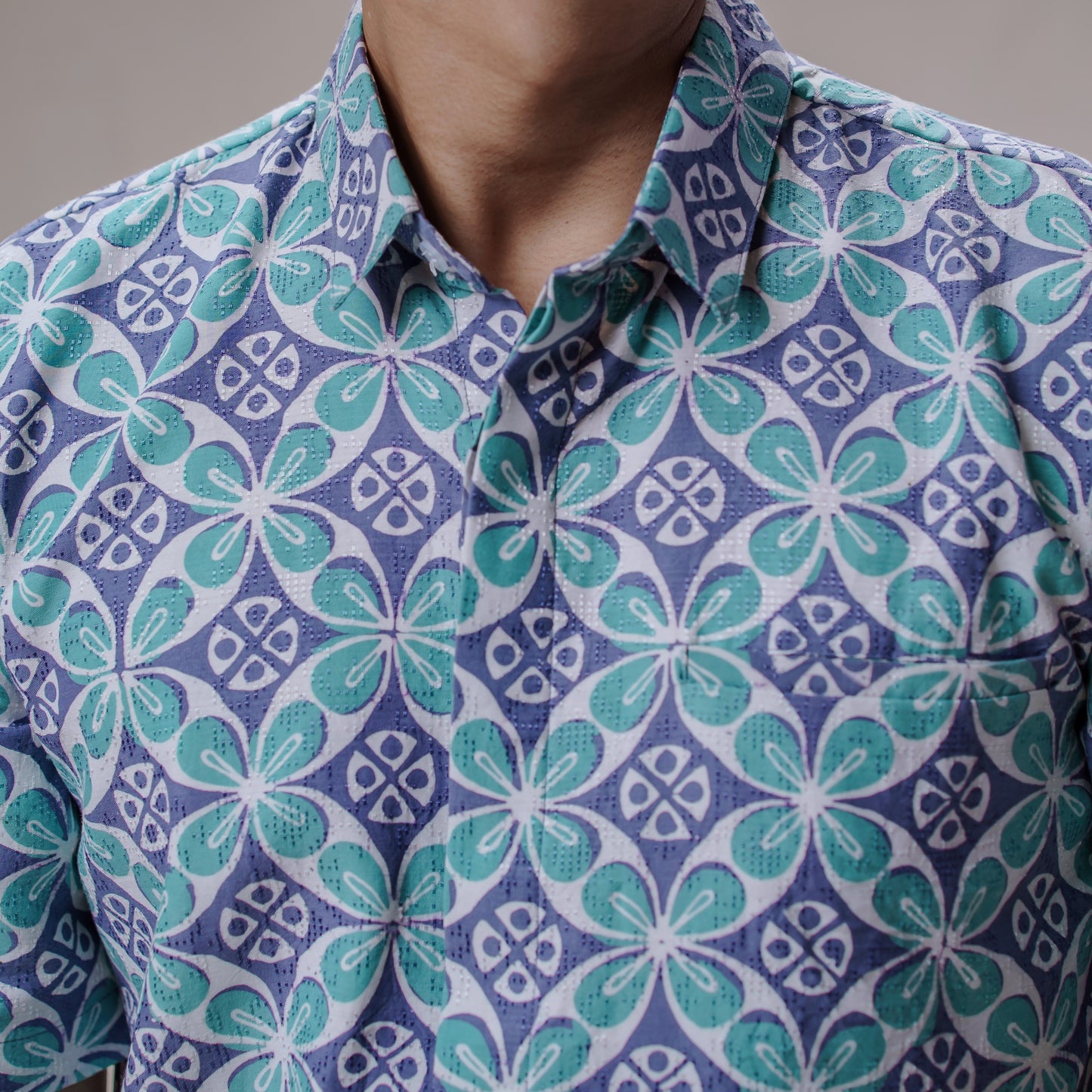 Kawunga - Mandalas Kemeja Batik Pria Premium Lengan Pendek