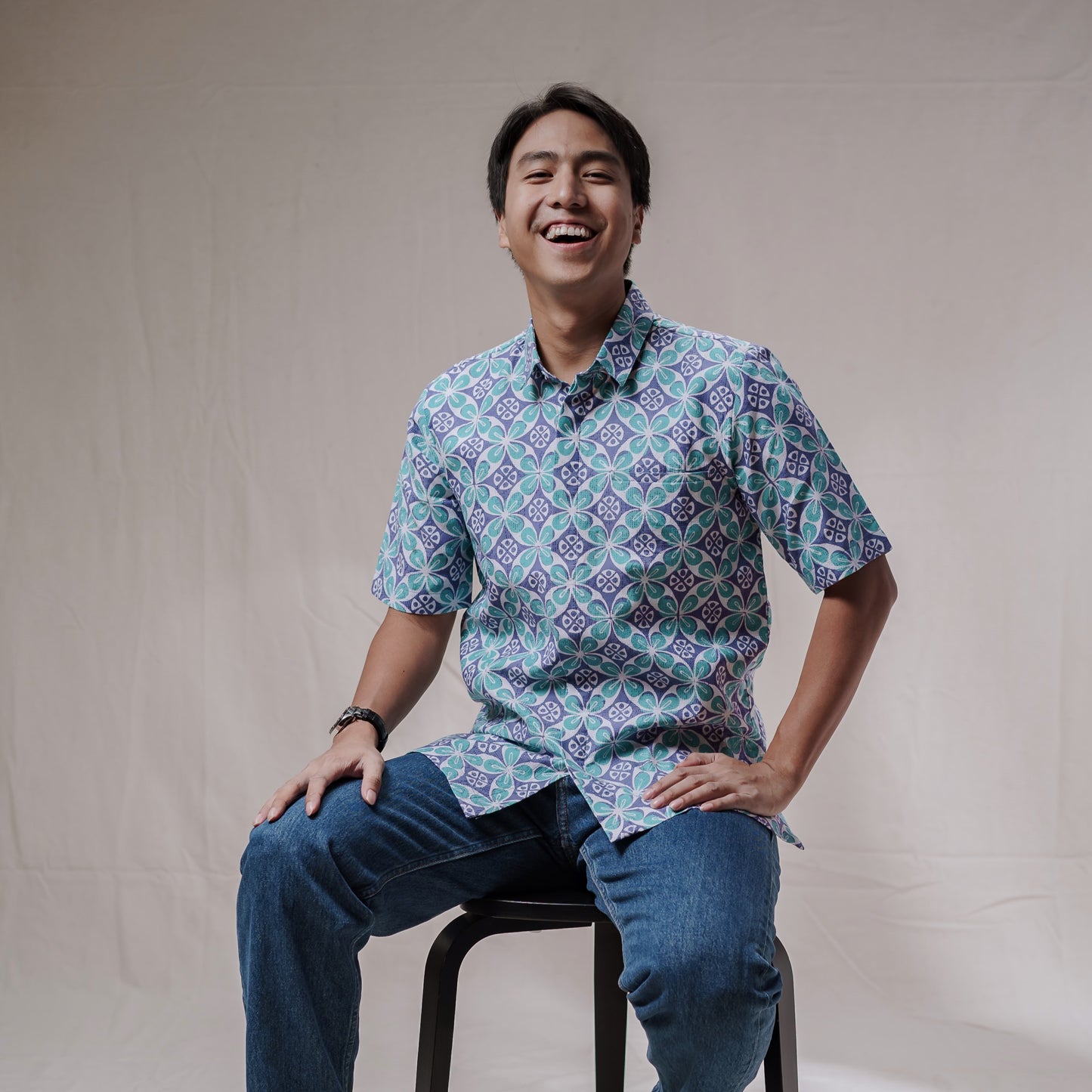 Kawunga - Mandalas Kemeja Batik Pria Premium Lengan Pendek