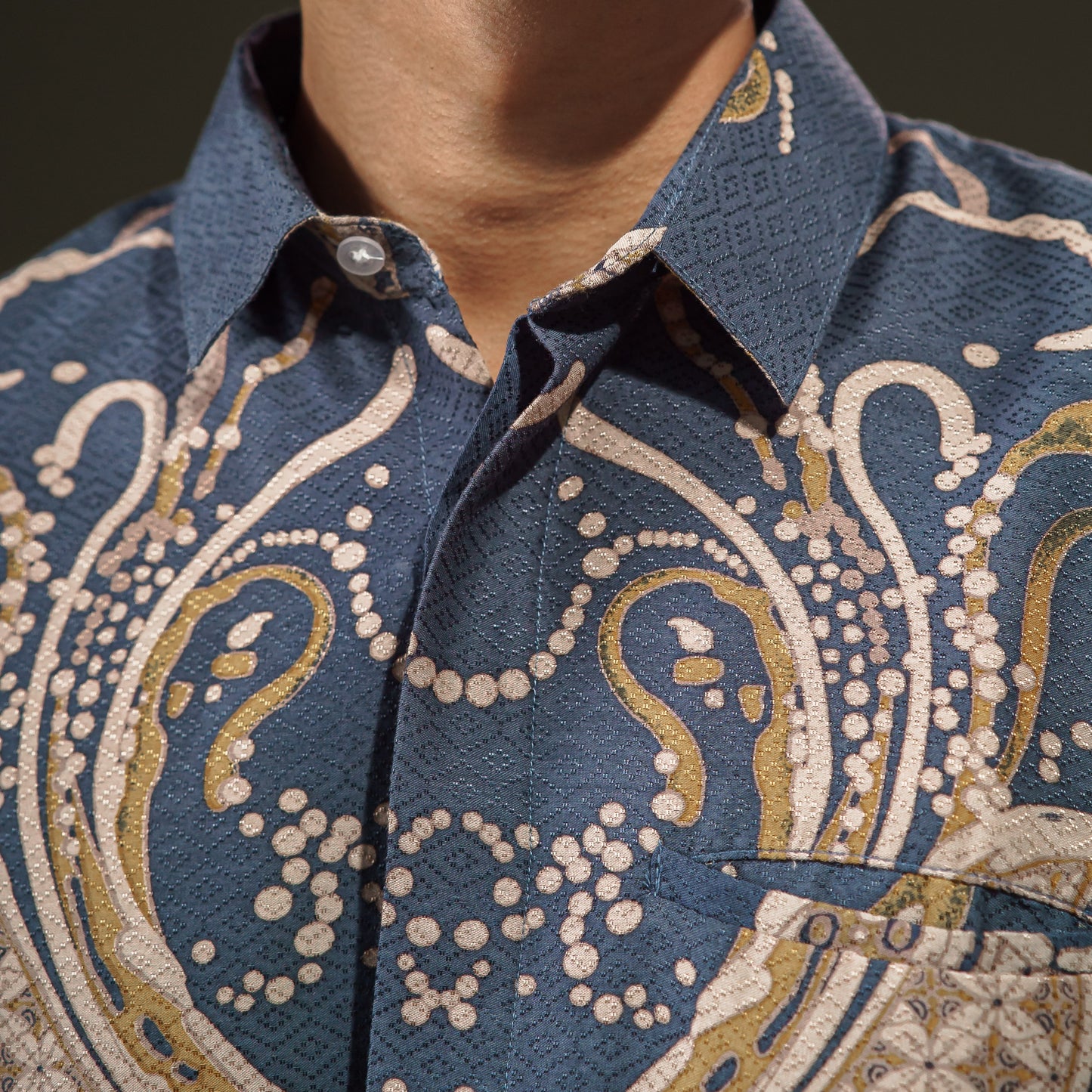 Kulama - Mandalas Premium Men's Long Sleeve Batik Shirt