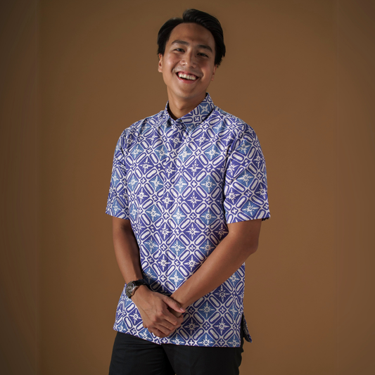 Majus - Mandalas Kemeja Batik Pria Premium Lengan Pendek