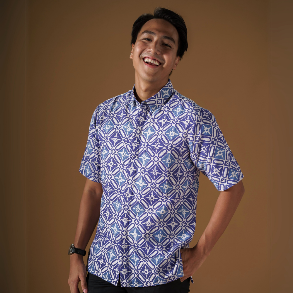 Majus - Mandalas Kemeja Batik Pria Premium Lengan Pendek