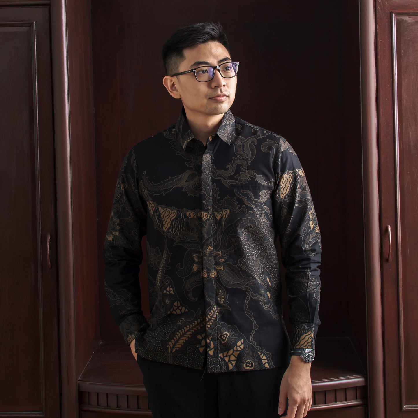 Semar - Mandalas Kemeja Batik Pria Premium Lengan Panjang