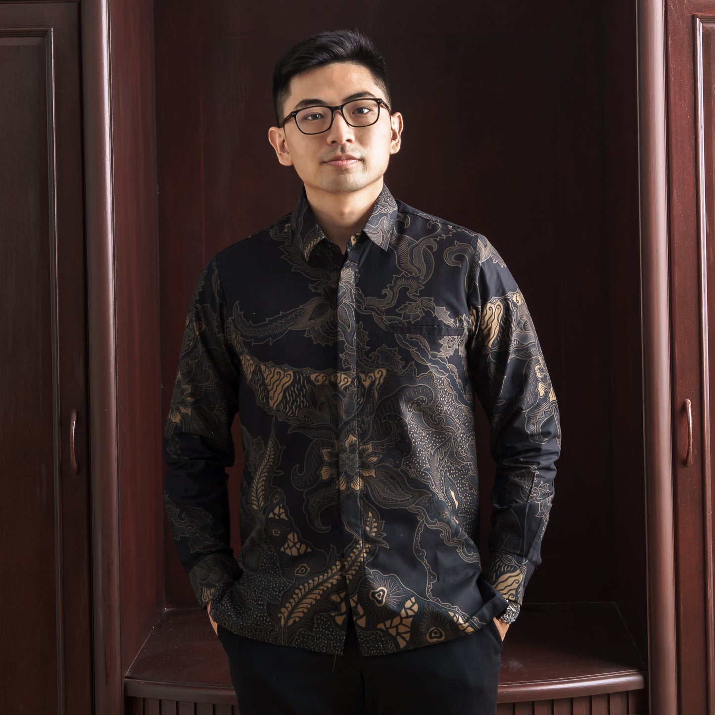 Semar - Mandalas Kemeja Batik Pria Premium Lengan Panjang