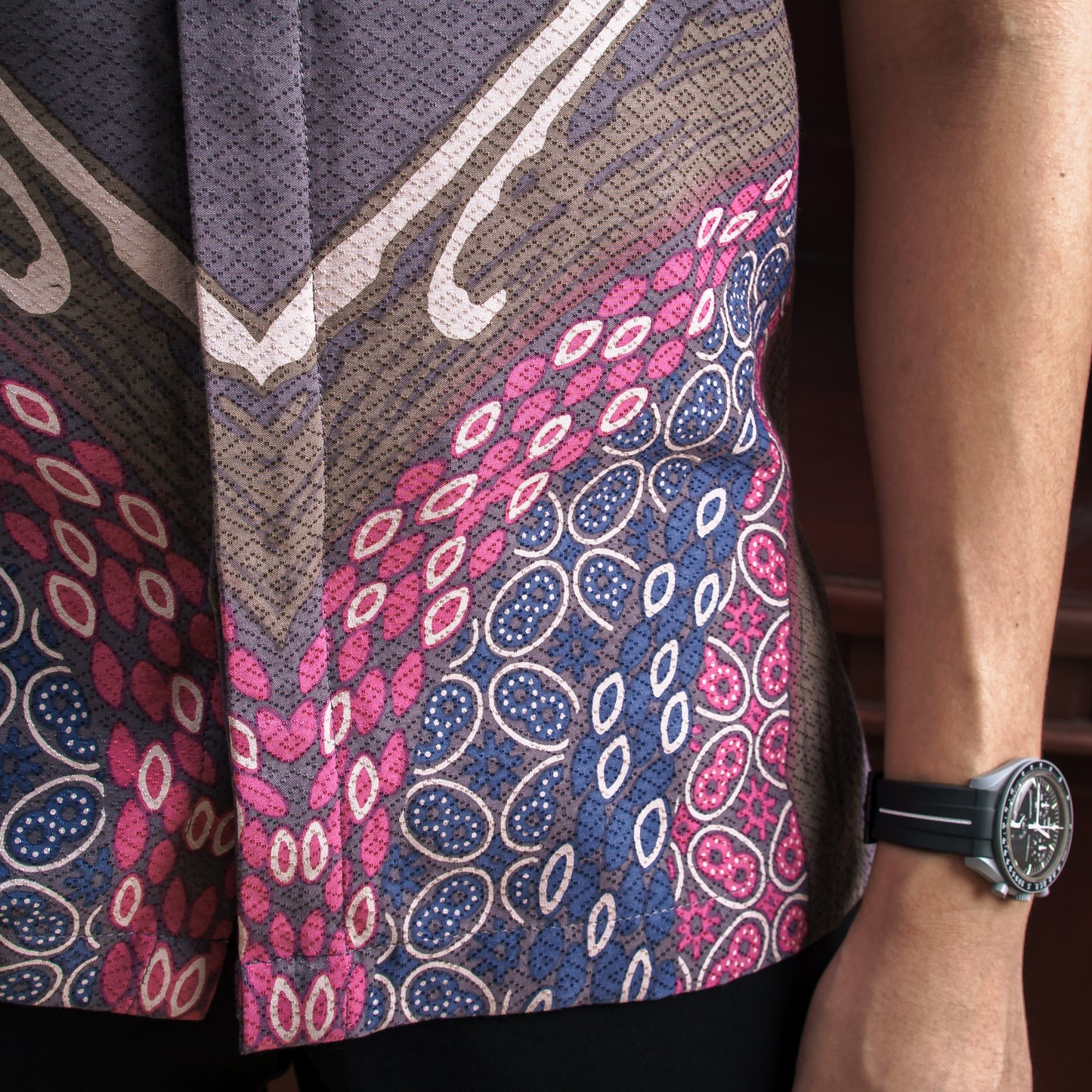 Corola - Mandalas Men's Short Sleeve Batik Shirt