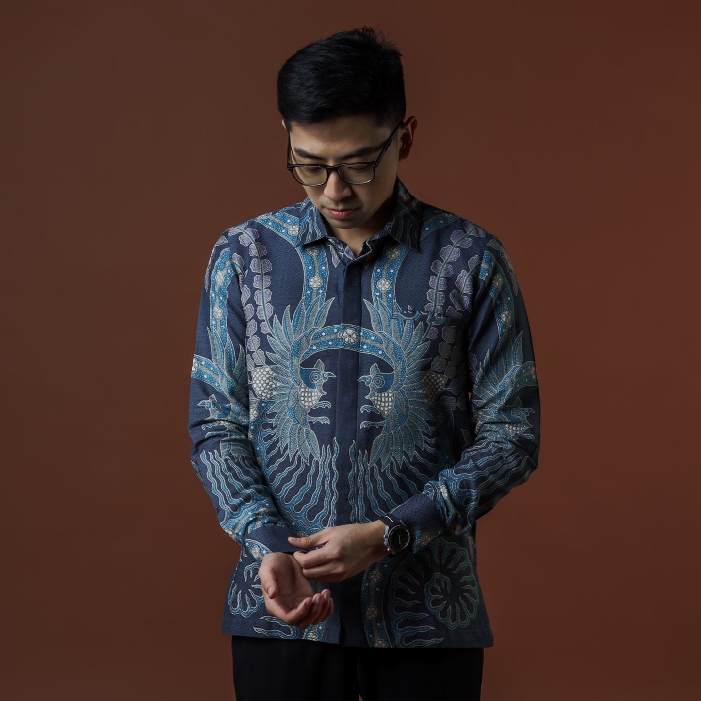 Materu - Mandalas Kemeja Batik Pria Premium Lengan Panjang