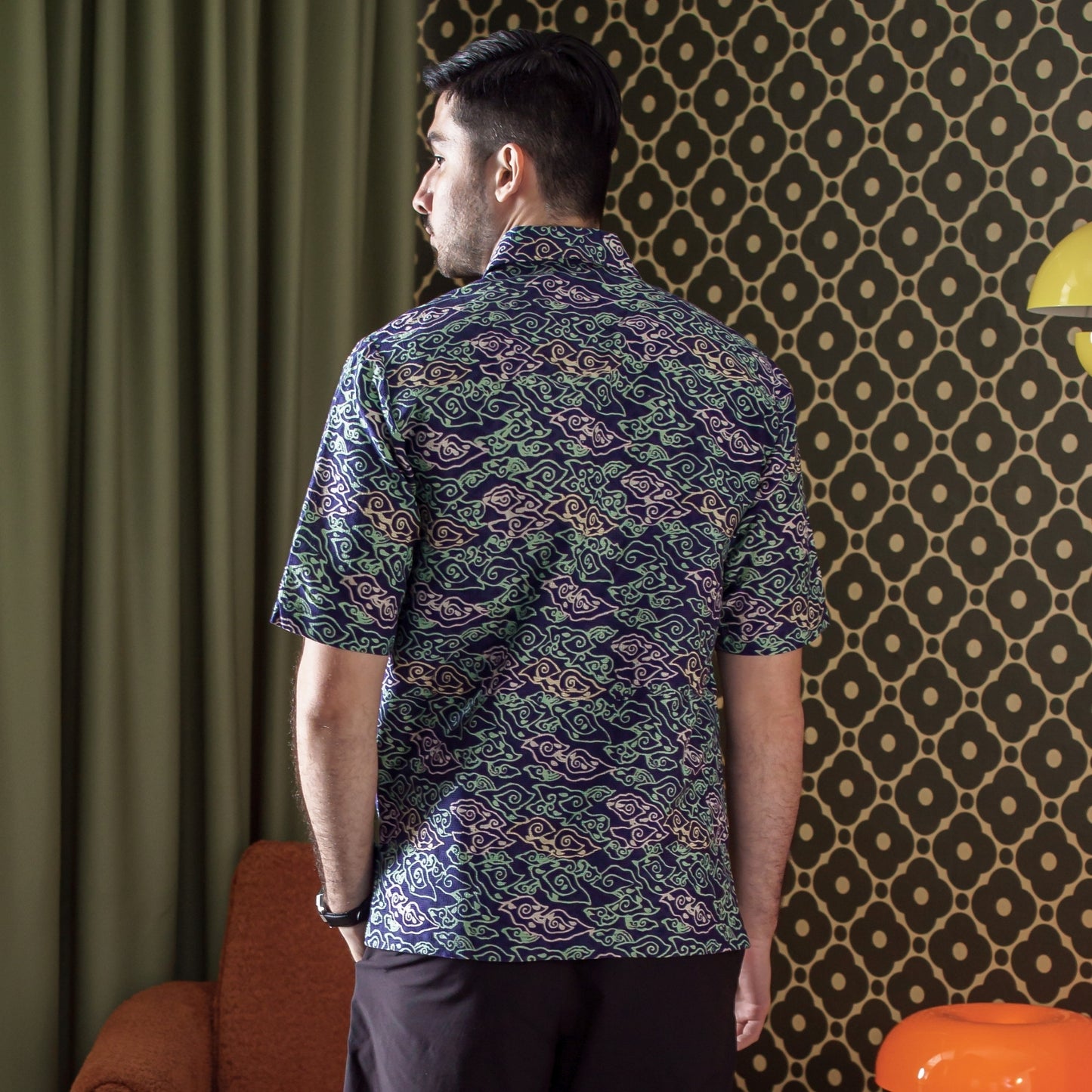 Mendangan - Mandalas Premium Men's Short Sleeve Batik Shirt