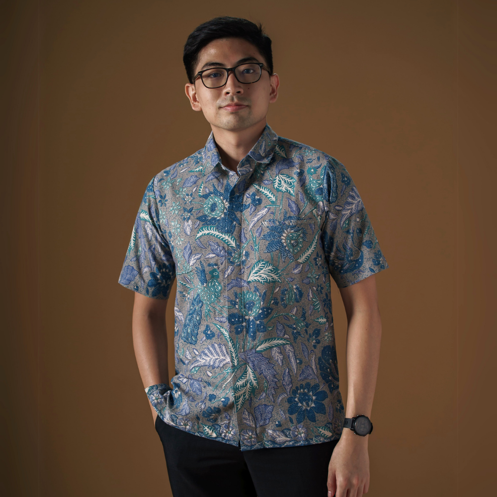 Nurabu - Mandalas Kemeja Batik Pria Premium Lengan Pendek