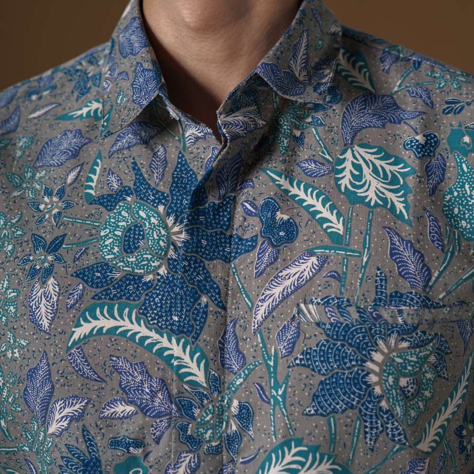 Nurabu - Mandalas Kemeja Batik Pria Premium Lengan Pendek