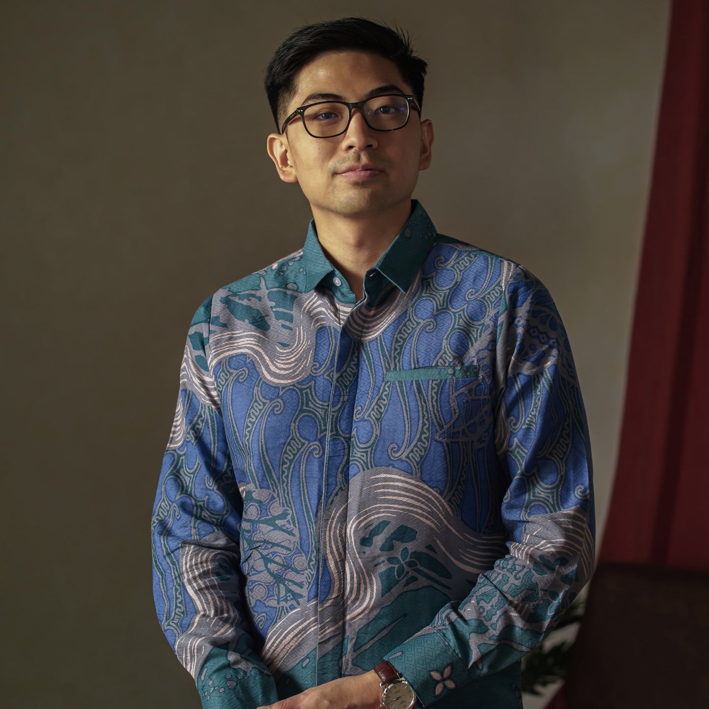 Riak - Mandalas Kemeja Batik Pria Lengan Panjang