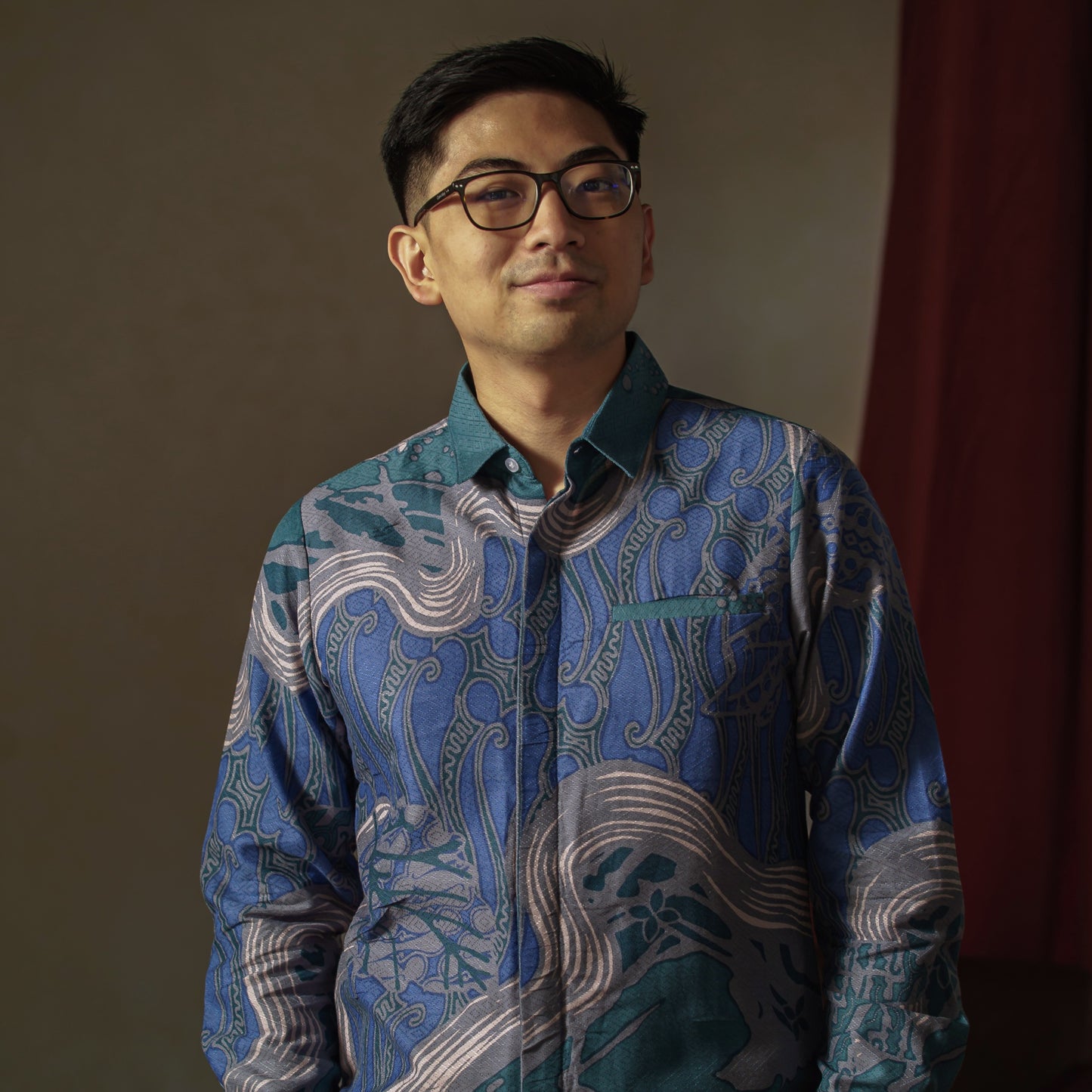 Riak - Mandalas Kemeja Batik Pria Lengan Panjang
