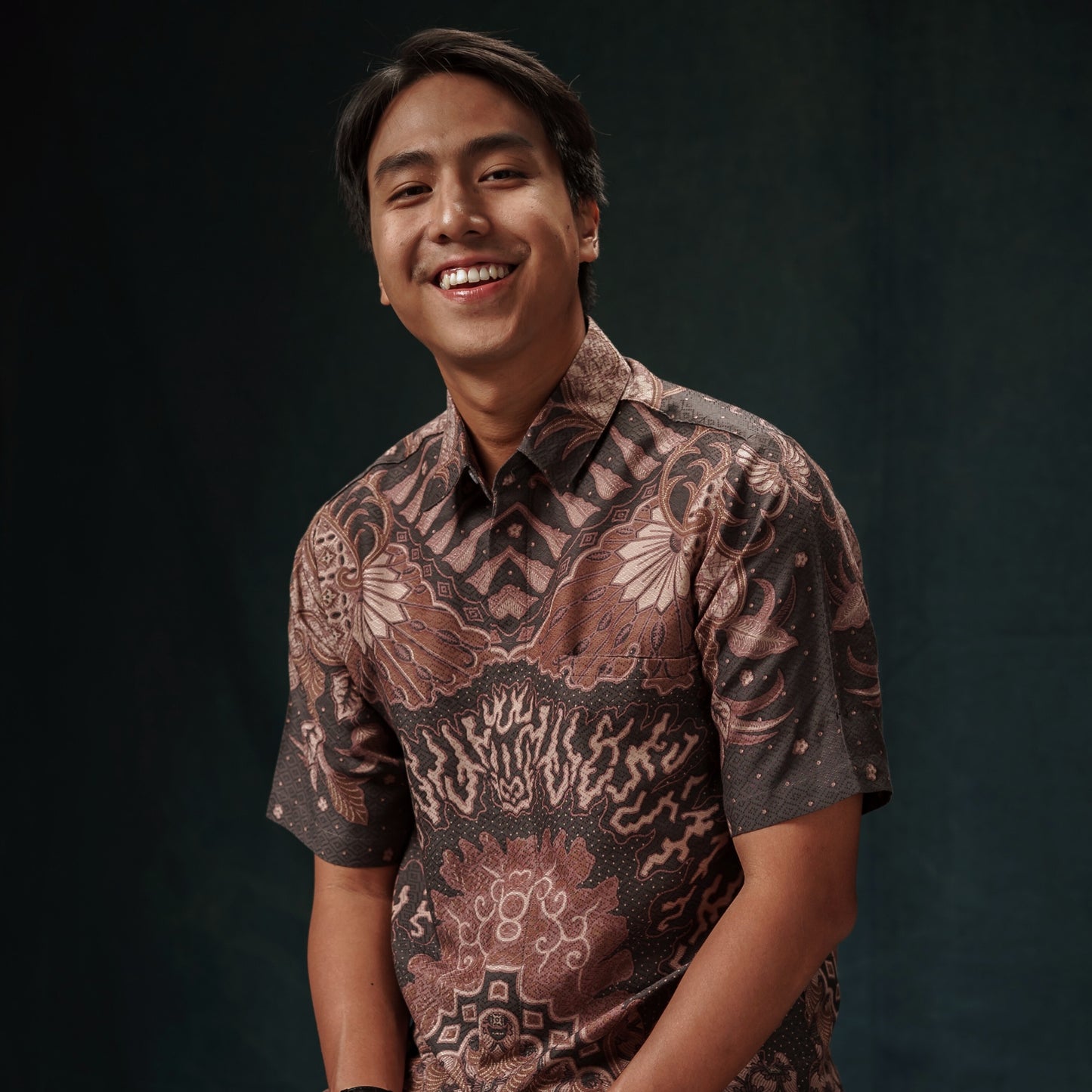 Rodlok - Mandalas Premium Men's Short Sleeve Batik Shirt