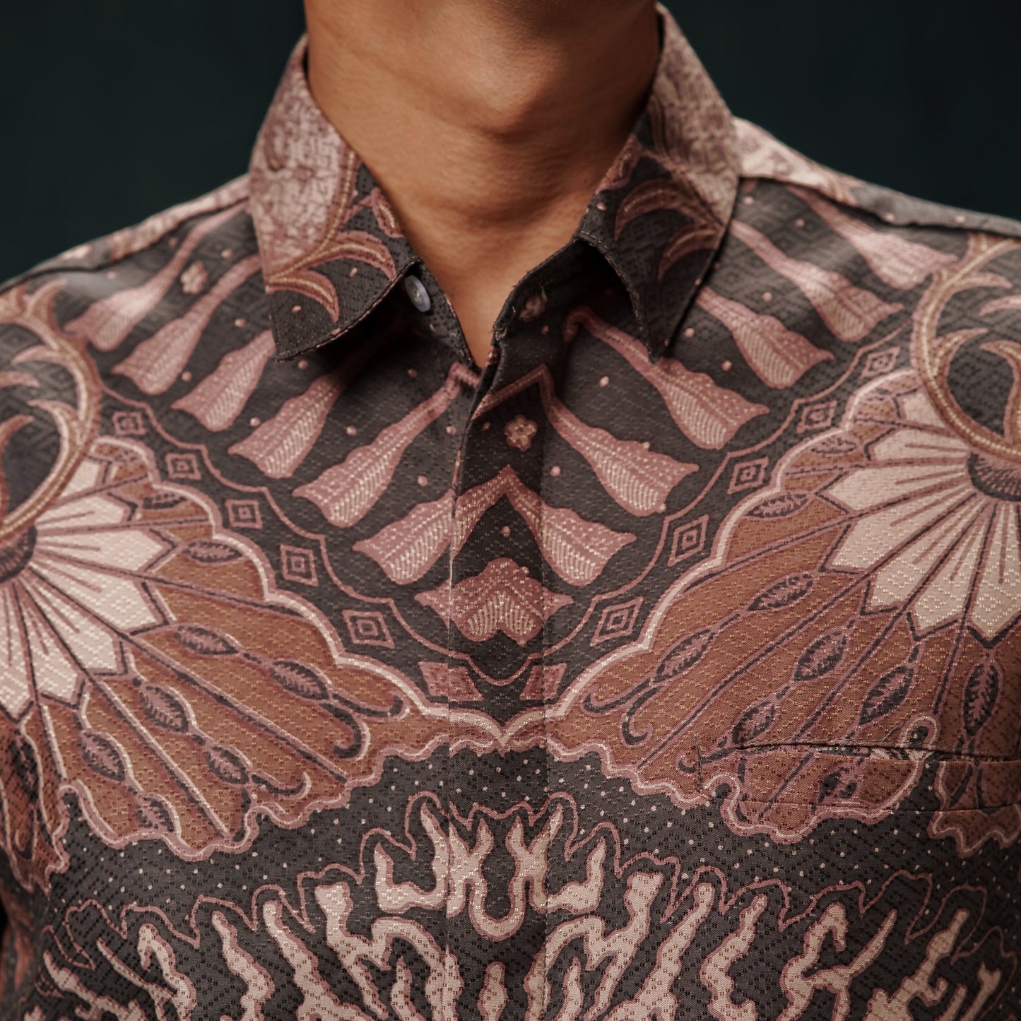 Rodlok - Mandalas Premium Men's Short Sleeve Batik Shirt