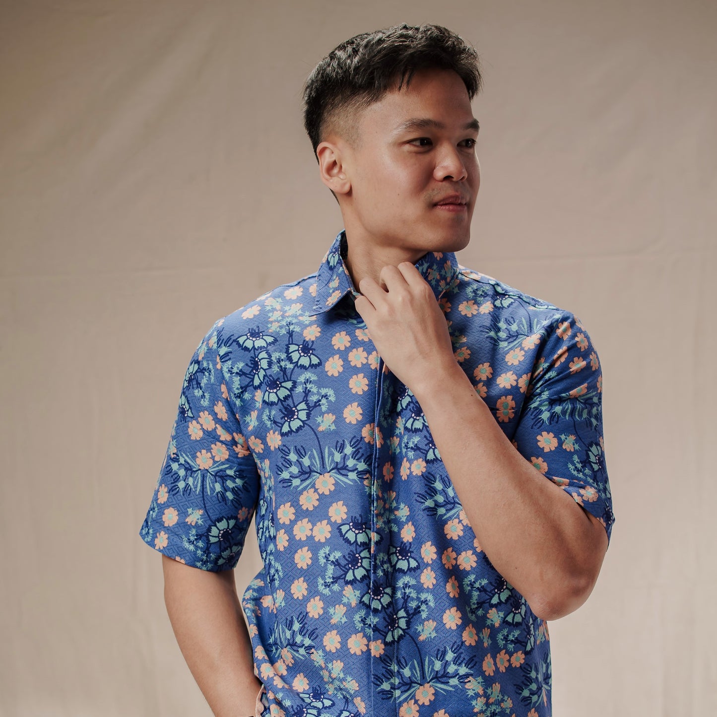 Sakura - Mandalas Kemeja Batik Pria Premium Lengan Pendek