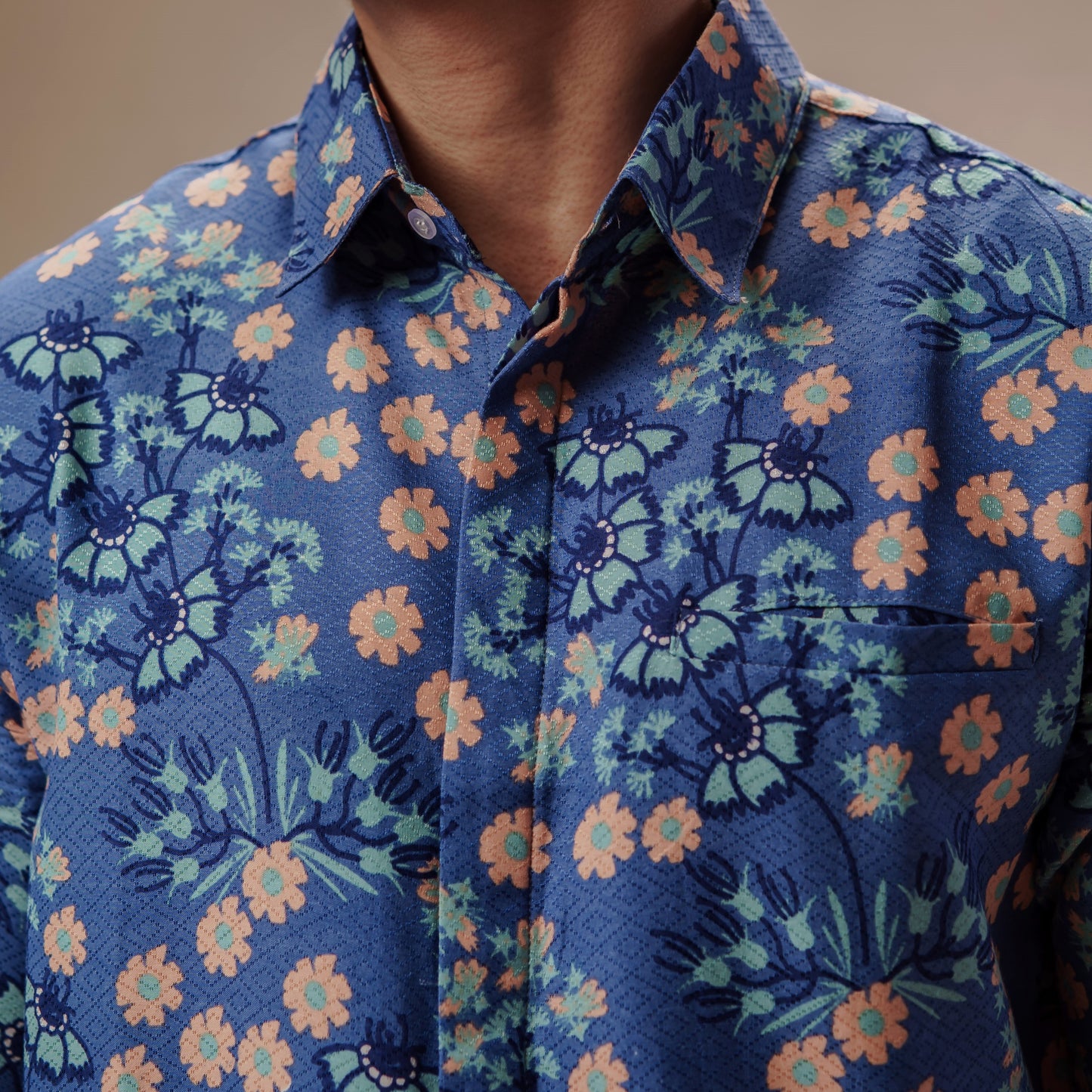 Sakura - Mandalas Kemeja Batik Pria Premium Lengan Pendek