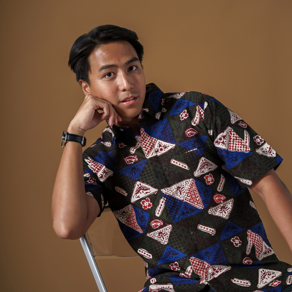 Artist - Mandalas Premium Men's Short Sleeve Batik Shirt