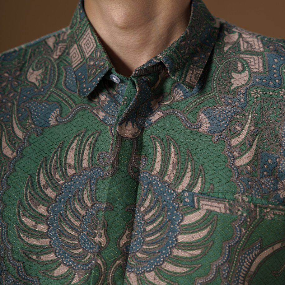 Valdiwa - Mandalas Premium Men's Long Sleeve Batik Shirt
