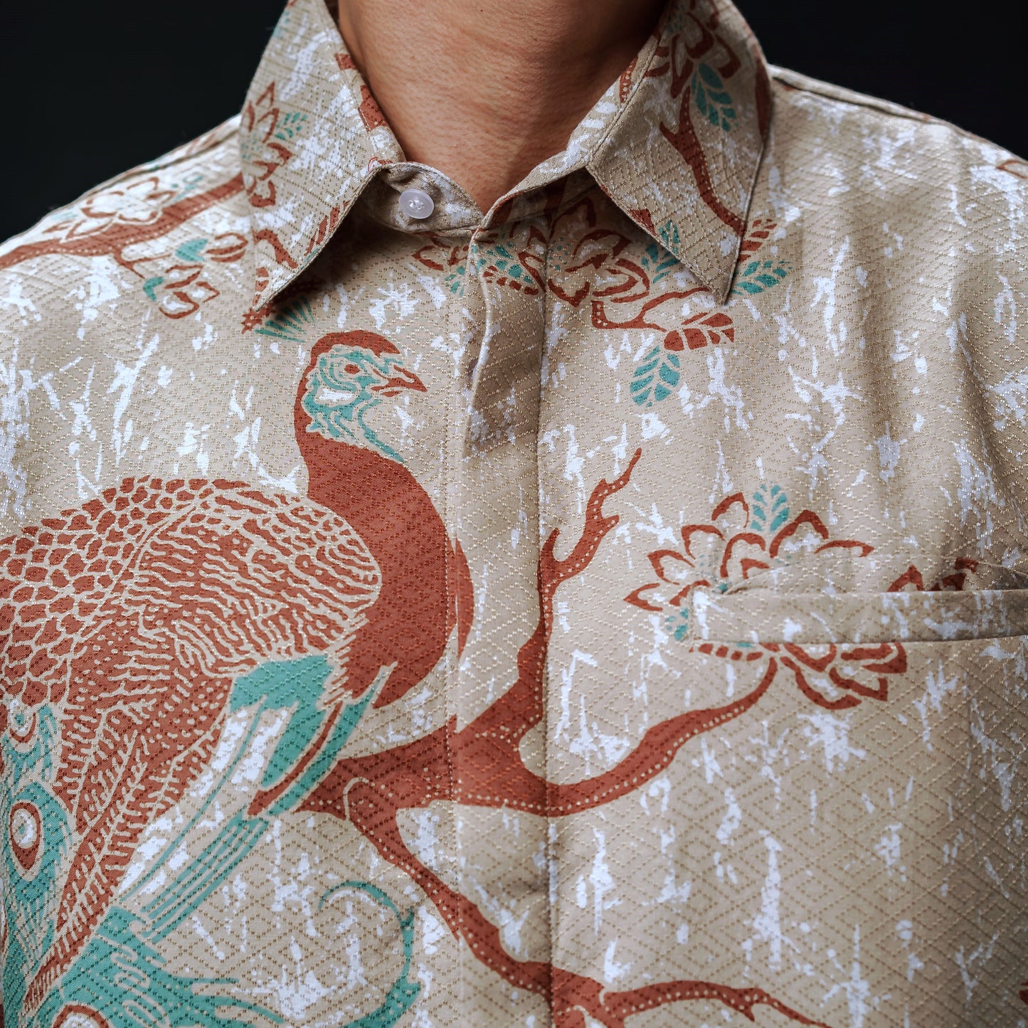 Zurtit - Mandalas Premium Men's Short Sleeve Batik Shirt