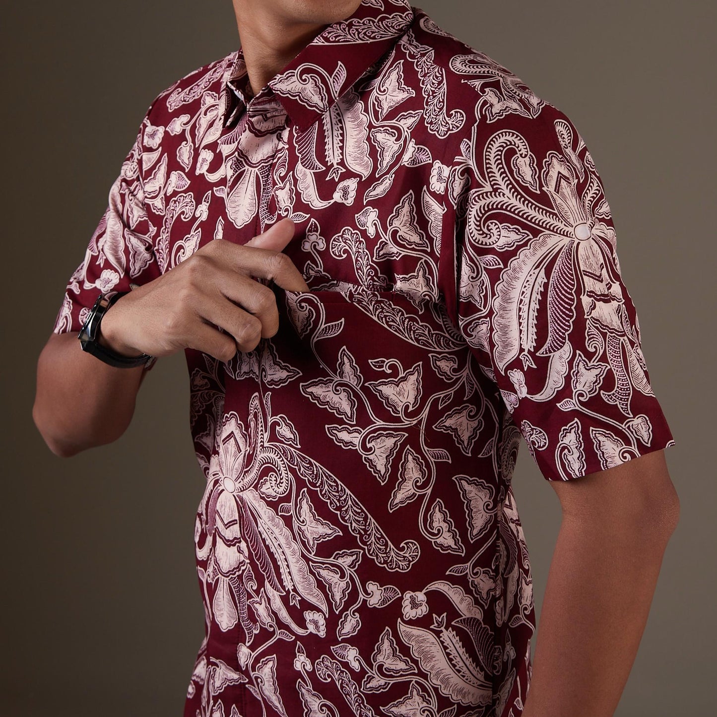 Rediso - Mandalas Kemeja Batik Pria Premium Lengan Pendek