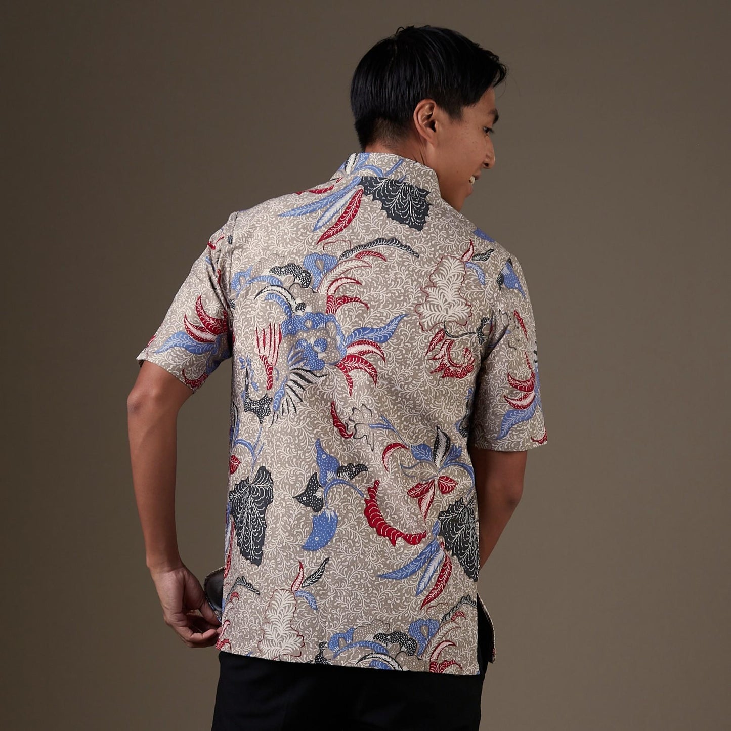 Canaria - Mandalas Kemeja Batik Pria Premium Lengan Pendek