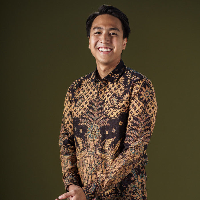 Matenero - Mandalas Kemeja Batik Pria Premium Lengan Panjang