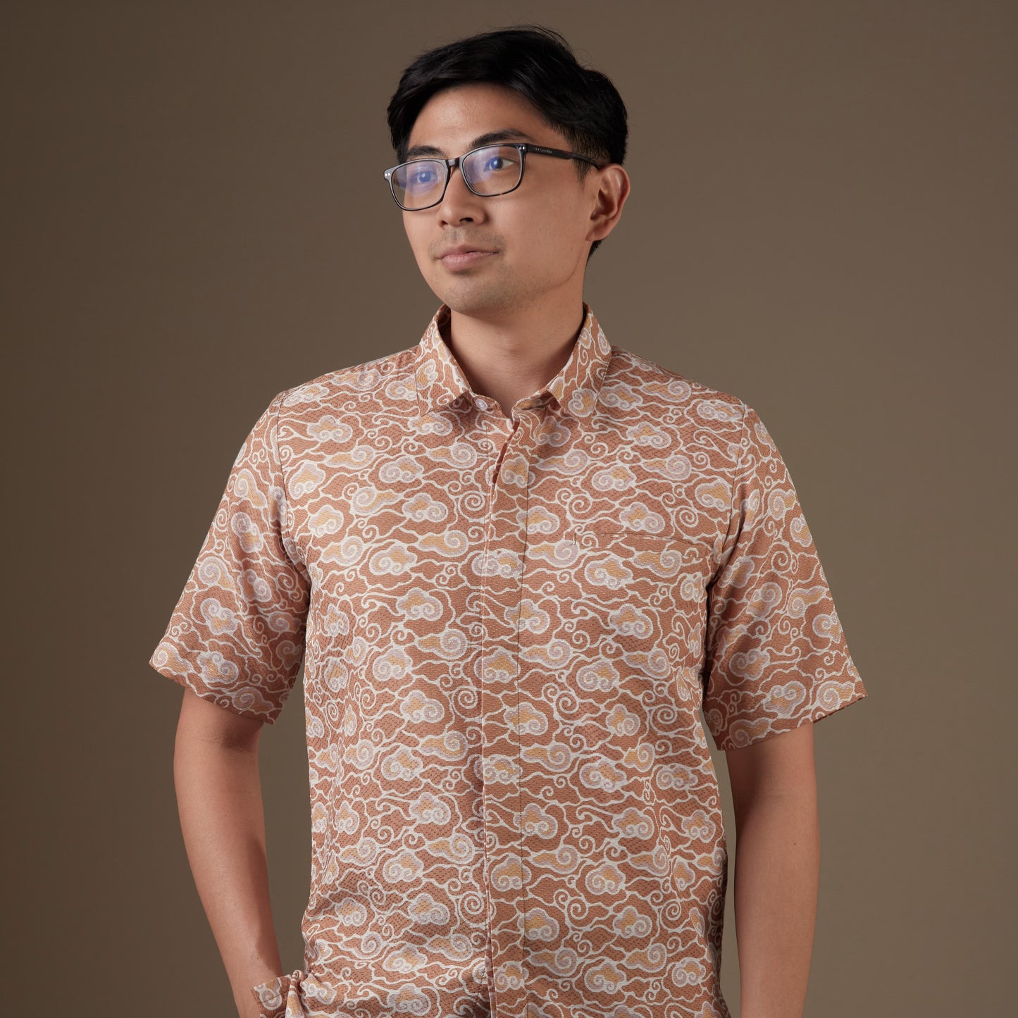 Menawan - Mandalas Kemeja Batik Pria Premium Lengan Pendek