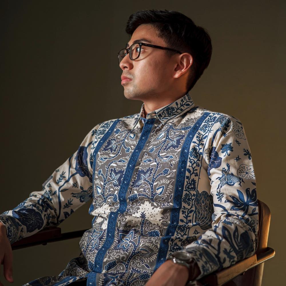 Padilla - Mandalas Premium Men's Long Sleeve Batik Shirt