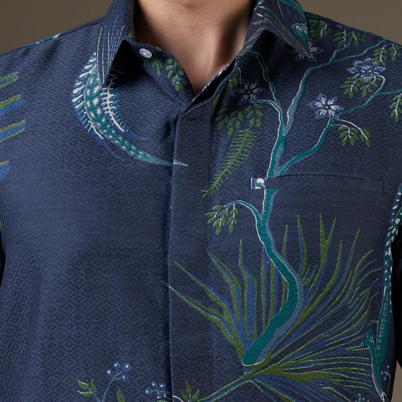 Aviru - Mandalas Kemeja Batik Pria Premium Lengan Pendek