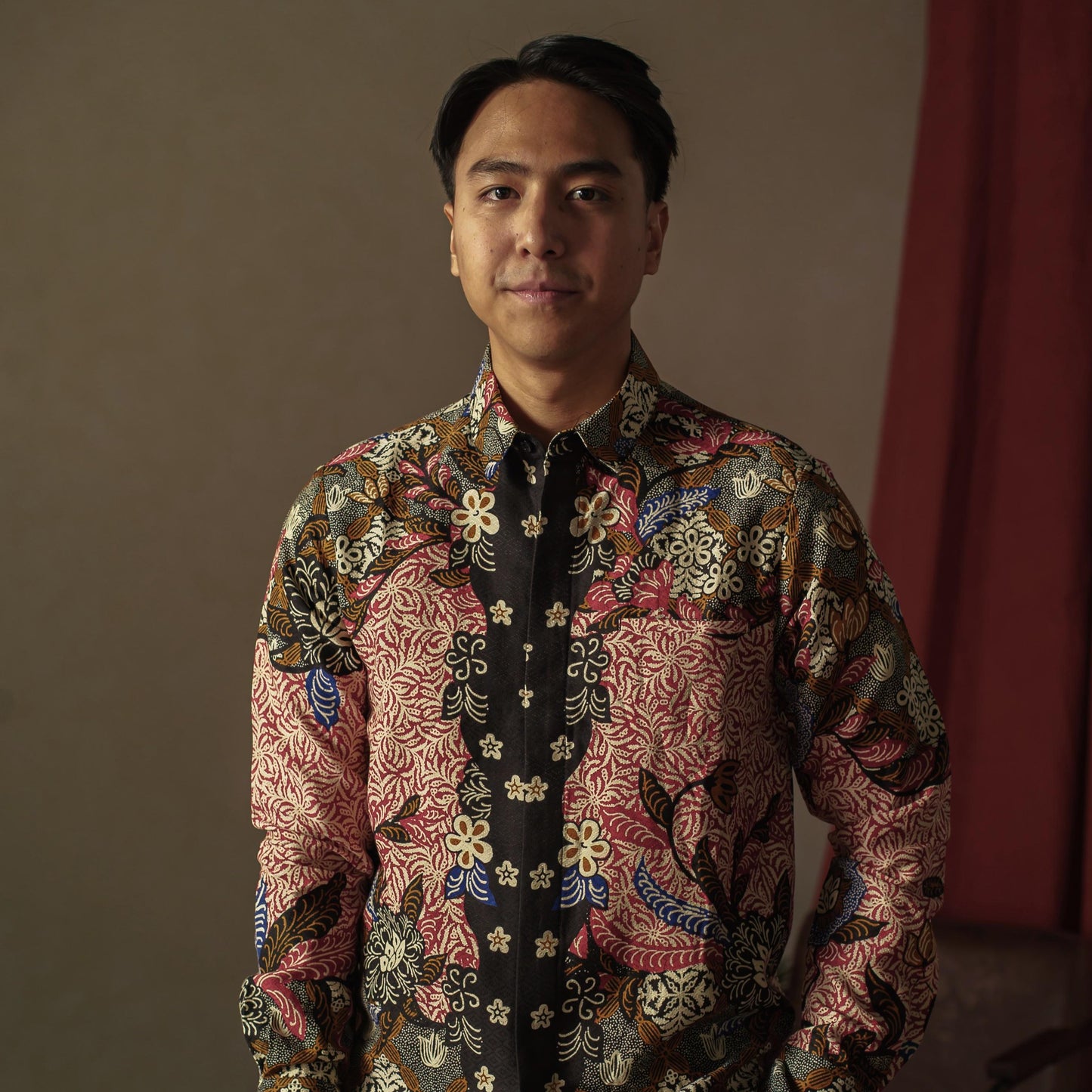 Bladen - Mandalas Premium Men's Long Sleeve Batik Shirt