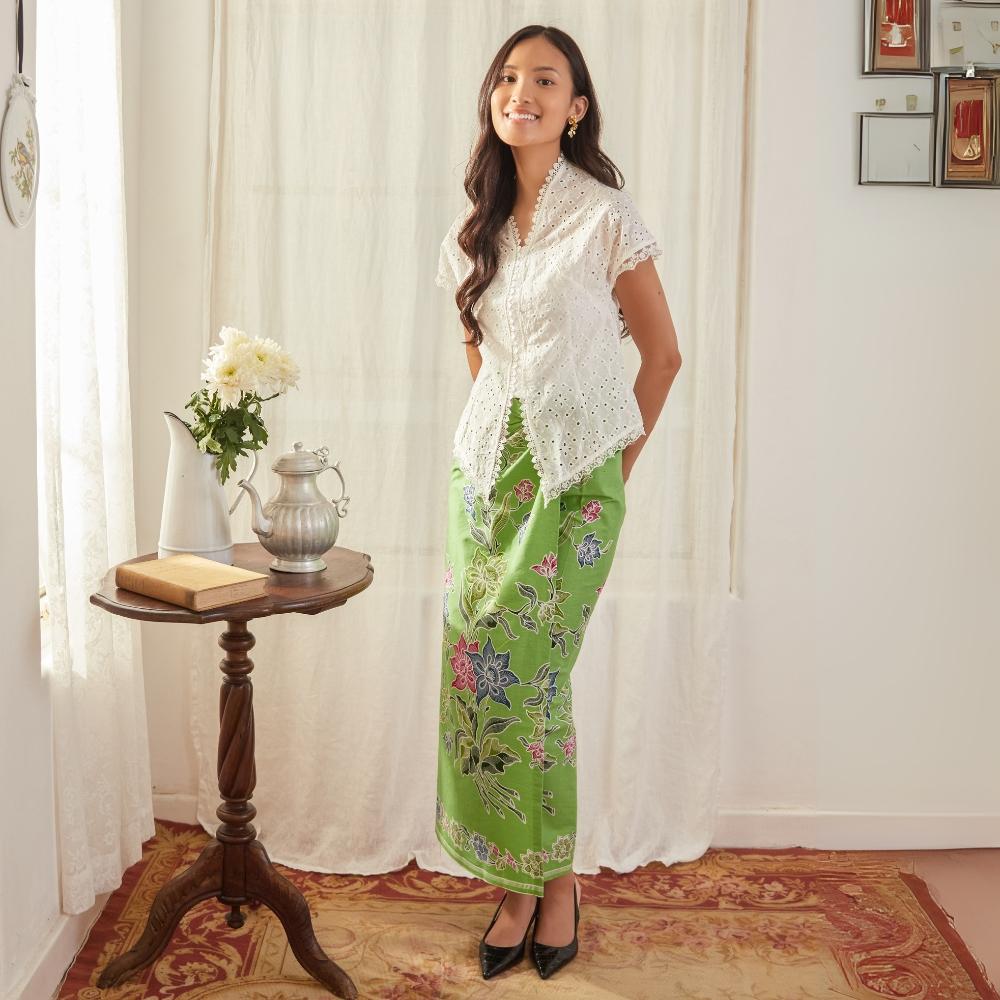Kalyana Green - Mandalas Rok Lilit Batik Premium Wanita