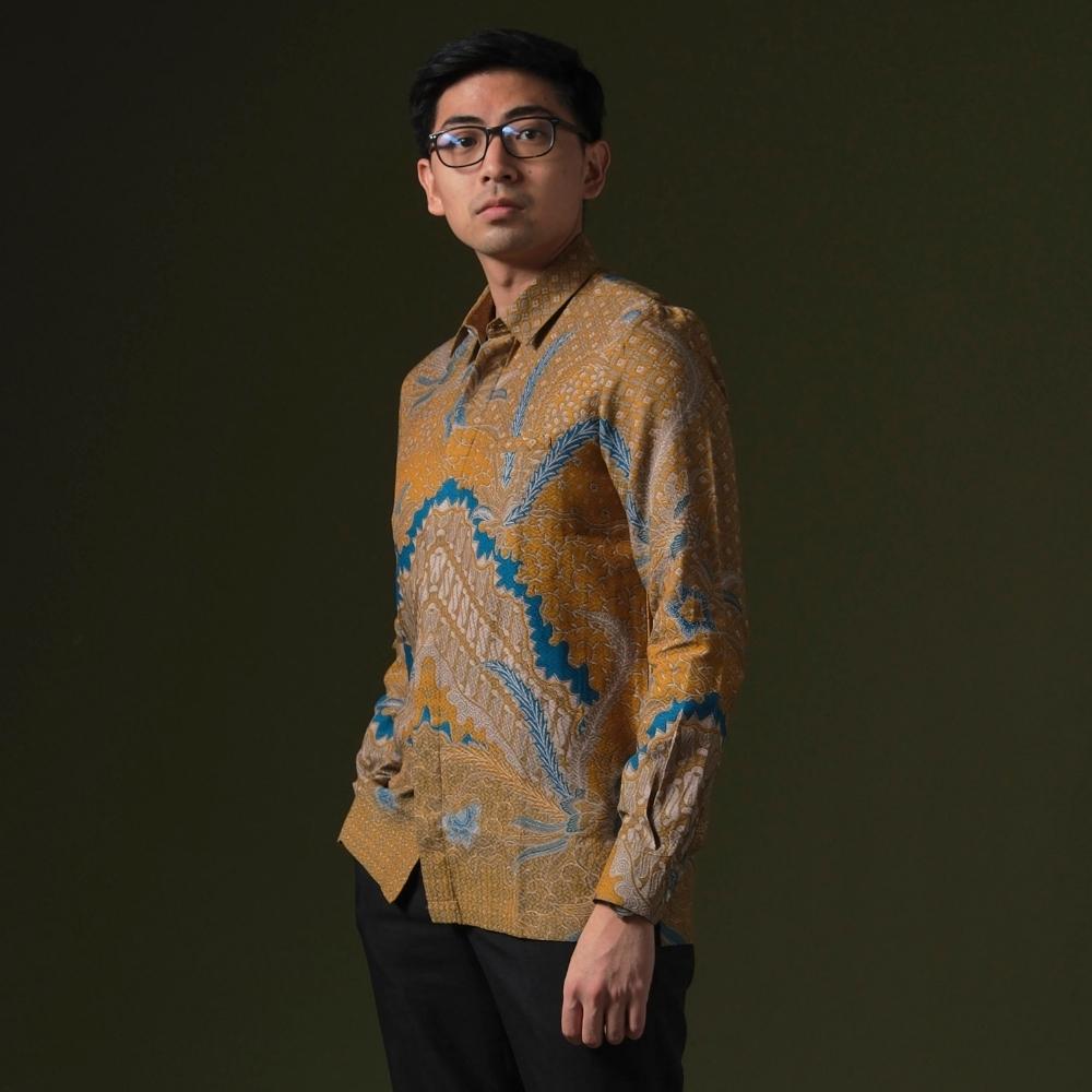 Kanarang - Mandalas Kemeja Batik Pria Premium Lengan Panjang