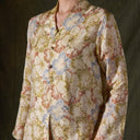 Alyssa - Mandalas Blouse Floral Atasan Batik Viscose Wanita Modern - Mandalas