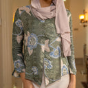 Alyssa - Mandalas Blouse Floral Atasan Batik Viscose Wanita Modern - Mandalas