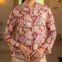 Alyssa - Mandalas Blouse Floral Atasan Batik Viscose Wanita Modern - Mandalas