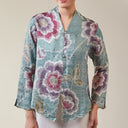 Alyssa - Mandalas Women's Kebaya Kurung Batik Viscose Blouse - Mandalas