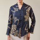 Alyssa - Mandalas Women's Kebaya Kurung Batik Viscose Blouse - Mandalas