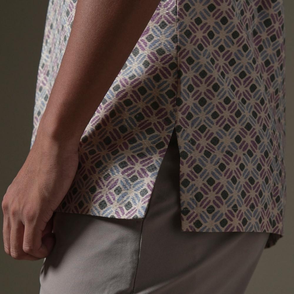 Gavi - Mandalas Premium Men's Short Sleeve Batik Shirt