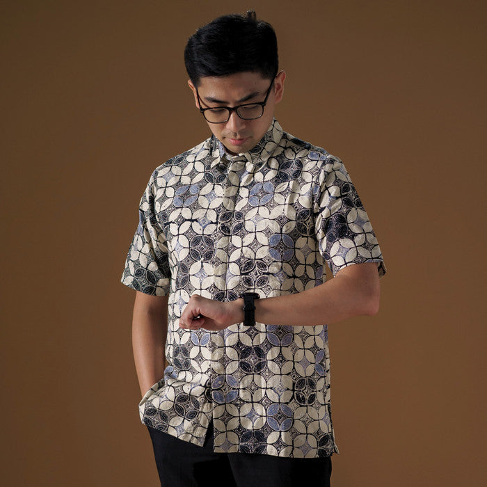Kawutih - Mandalas Kemeja Batik Pria Premium Lengan Pendek