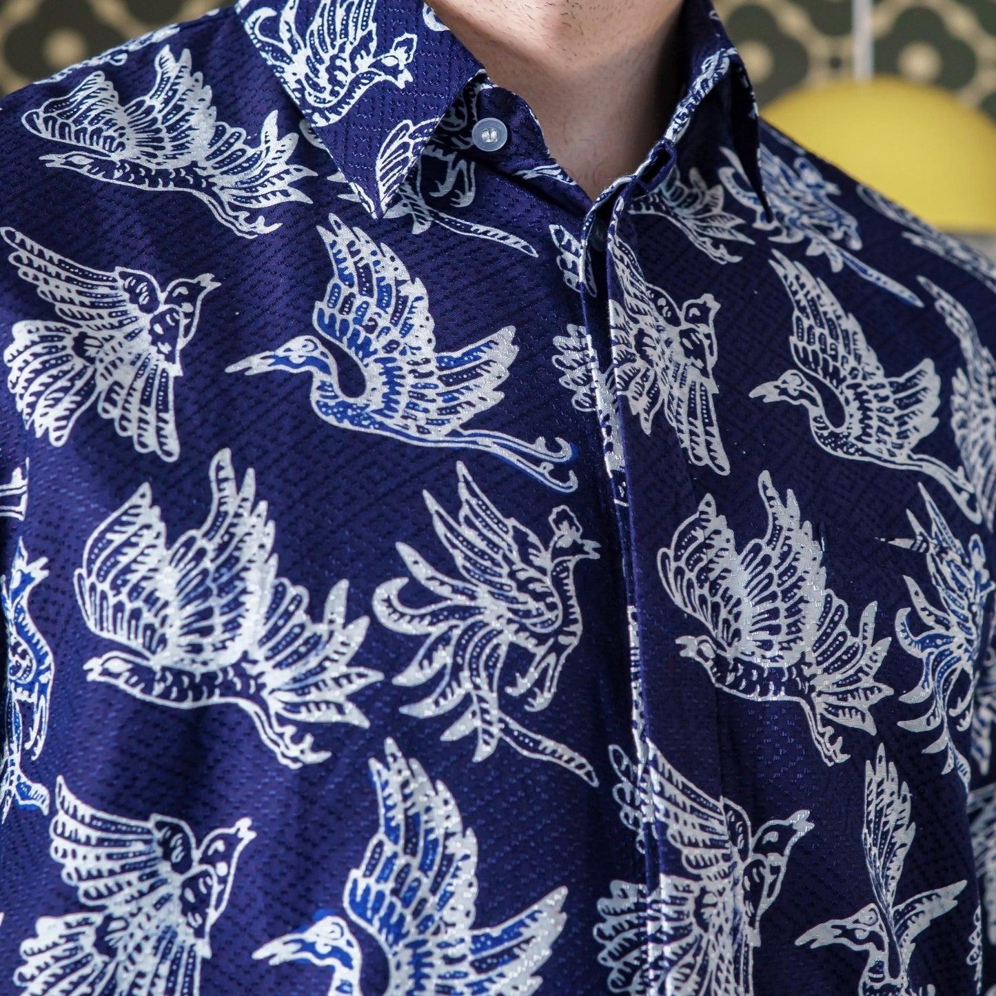 Heblu - Mandalas Kemeja Batik Pria Premium Lengan Pendek