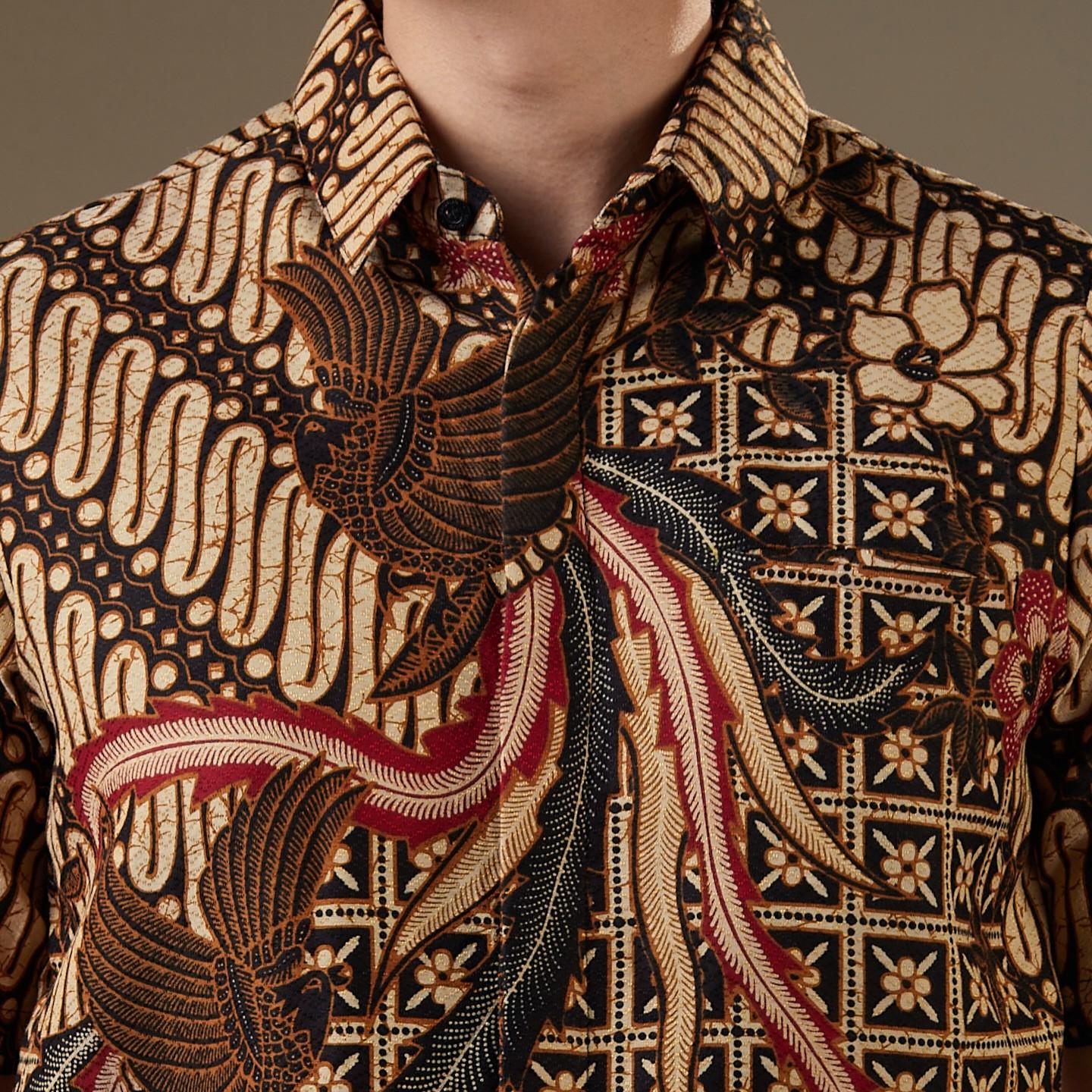 Skorel - Mandalas Kemeja Batik Pria Premium Lengan Pendek