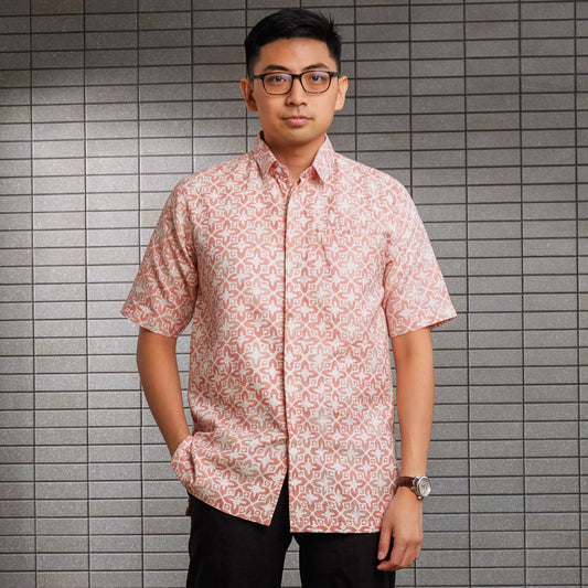 Sajjan - Mandalas Kemeja Batik Pria Premium Lengan Pendek