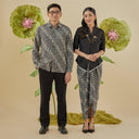 Bonadan - Mandalas Set Sarimbit Couple Kemeja Lengan Panjang dan Rok Batik Premium - Mandalas