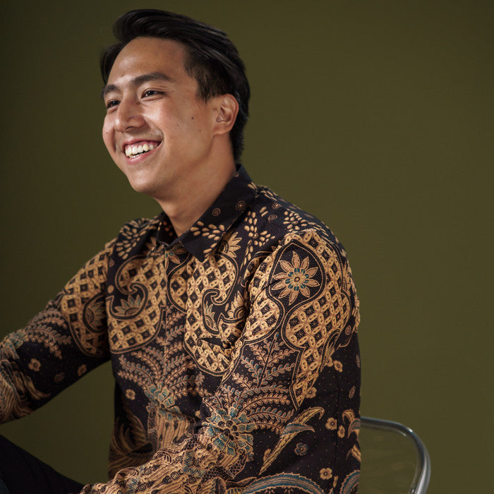 Matenero - Mandalas Kemeja Batik Pria Premium Lengan Panjang