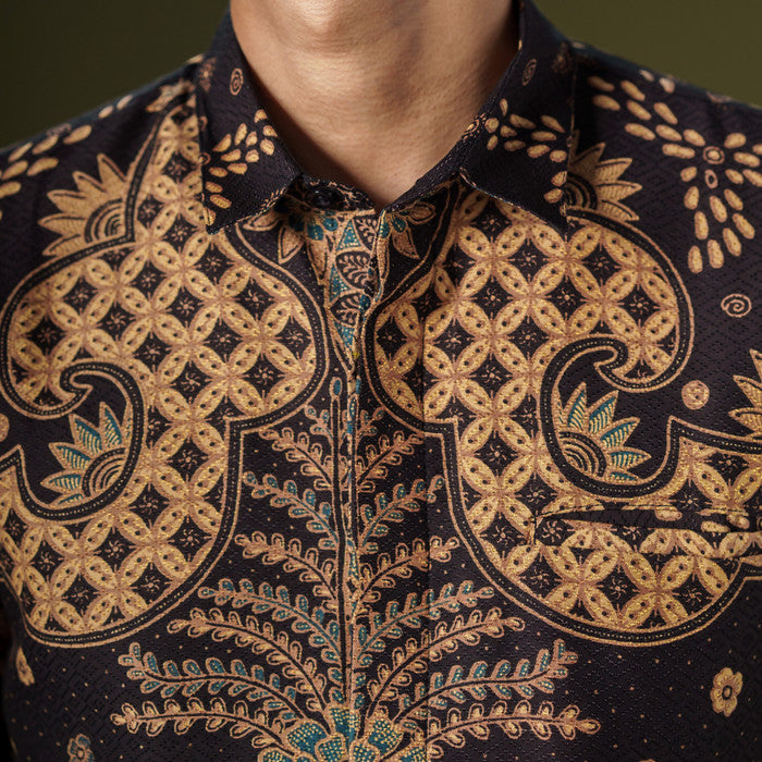 Matenero - Mandalas Kemeja Batik Pria Premium Lengan Panjang