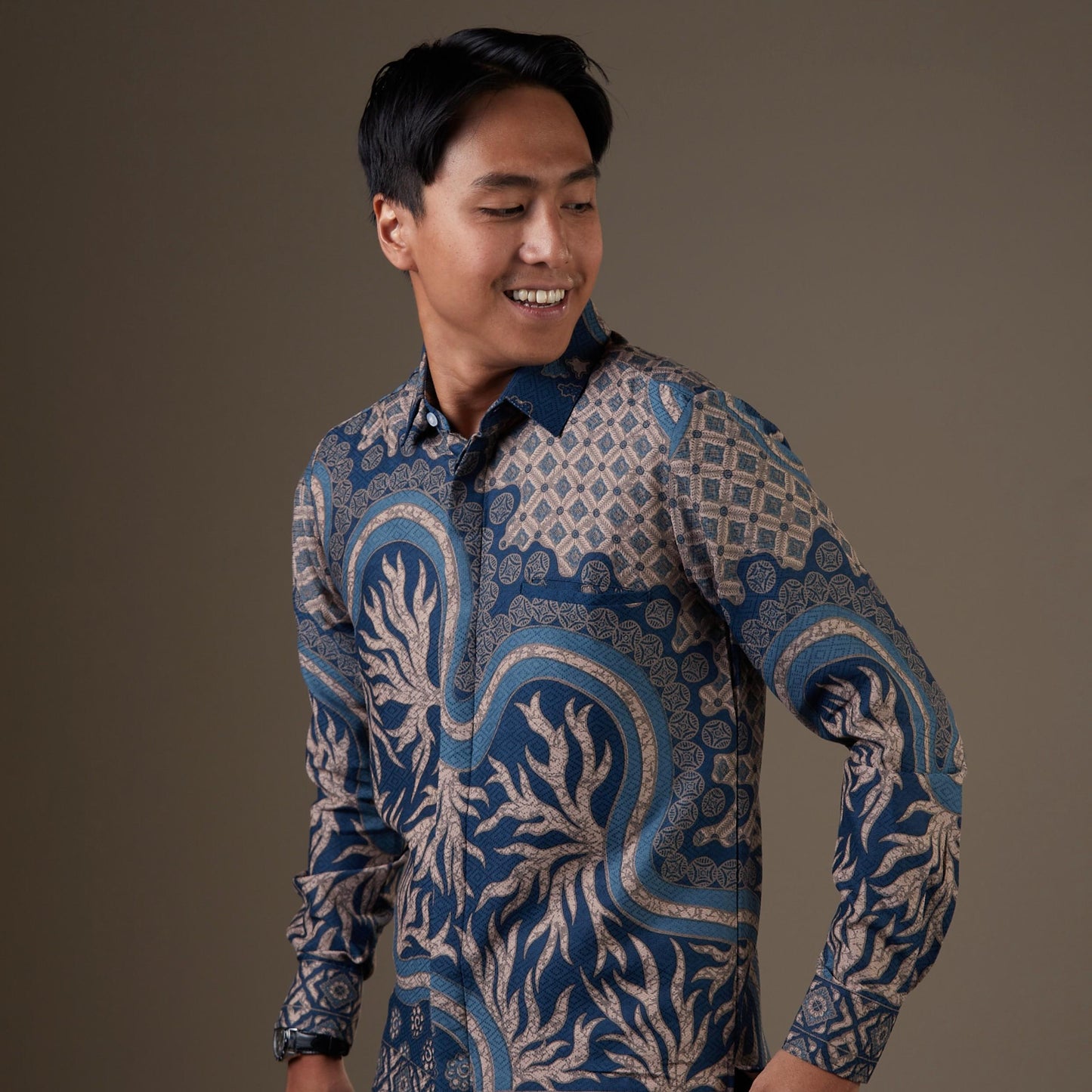 Sonako - Mandalas Kemeja Batik Pria Premium Lengan Panjang