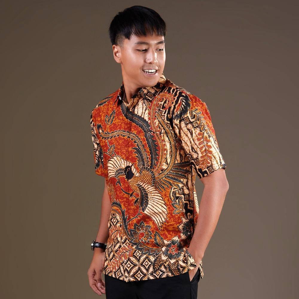 Soroning - Mandalas Premium Men's Short Sleeve Batik Shirt